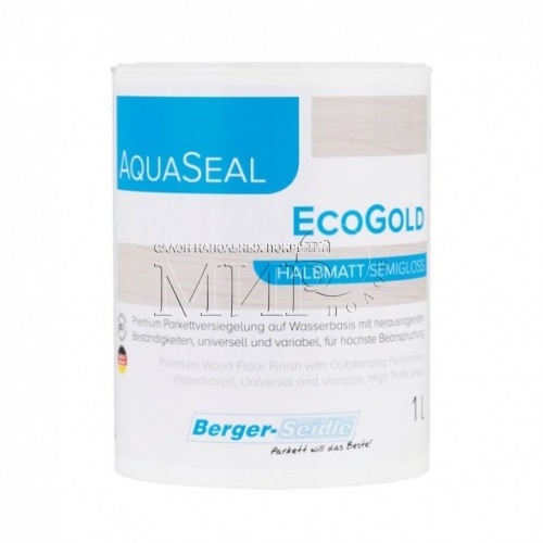BERGER AQUA-SEAL EcoGold 1л полуматовый