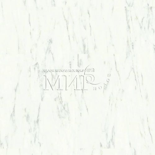 Виниловая плитка Quick-Step Alpha Vinyl Tiles AVST 40136 Мрамор каррарский белый